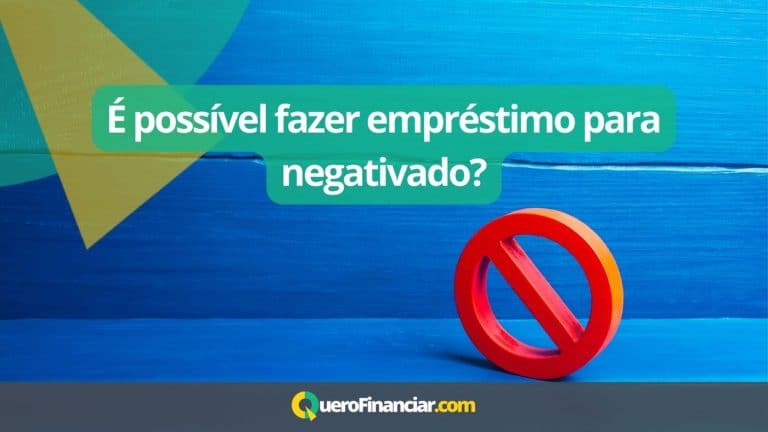 É possível fazer empréstimo para negativado