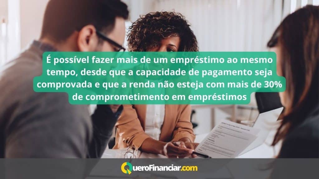 É possível fazer mais de um empréstimo ao mesmo tempo