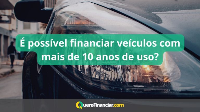 É possível financiar veículos com mais de 10 anos de uso