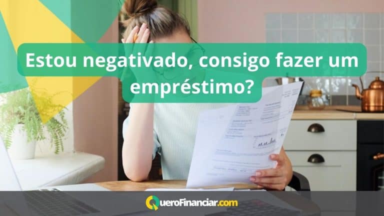 Estou negativado, consigo fazer um empréstimo?