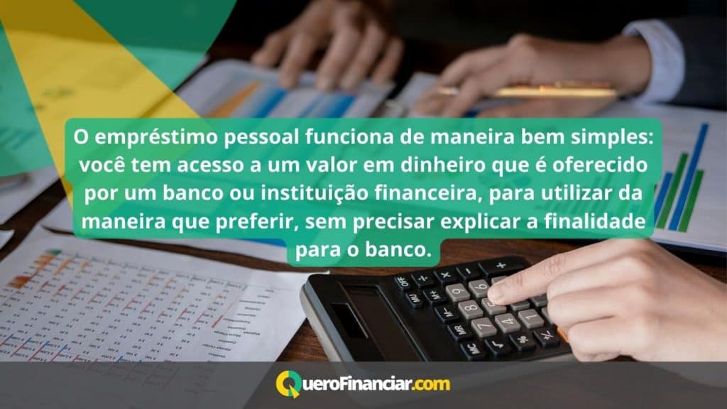 Como funciona o empréstimo pessoal