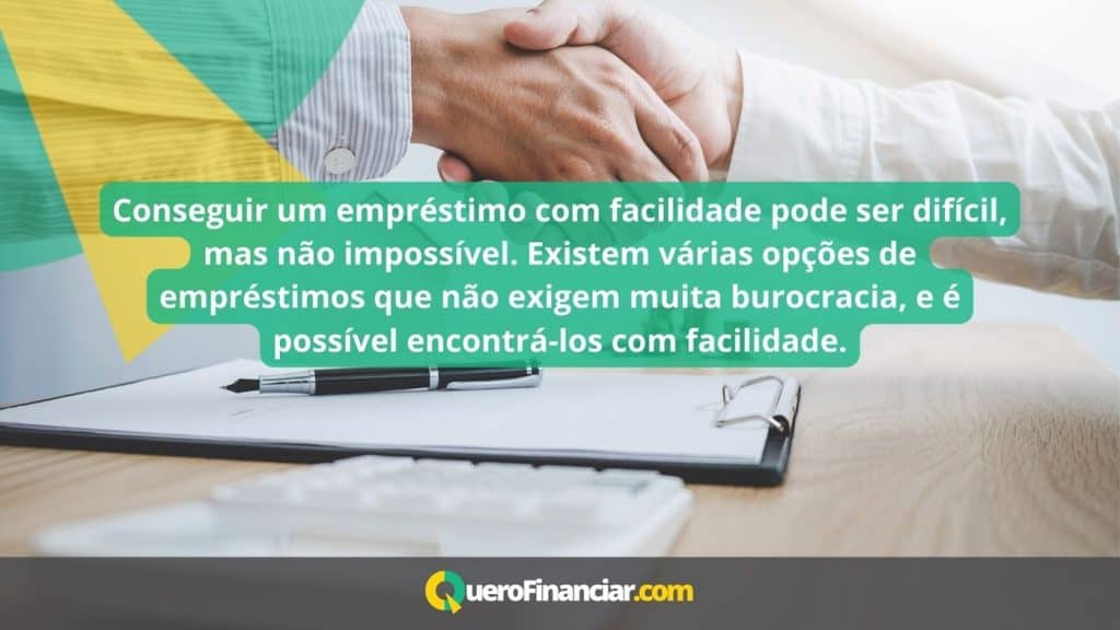 Conseguir um empréstimo com facilidade