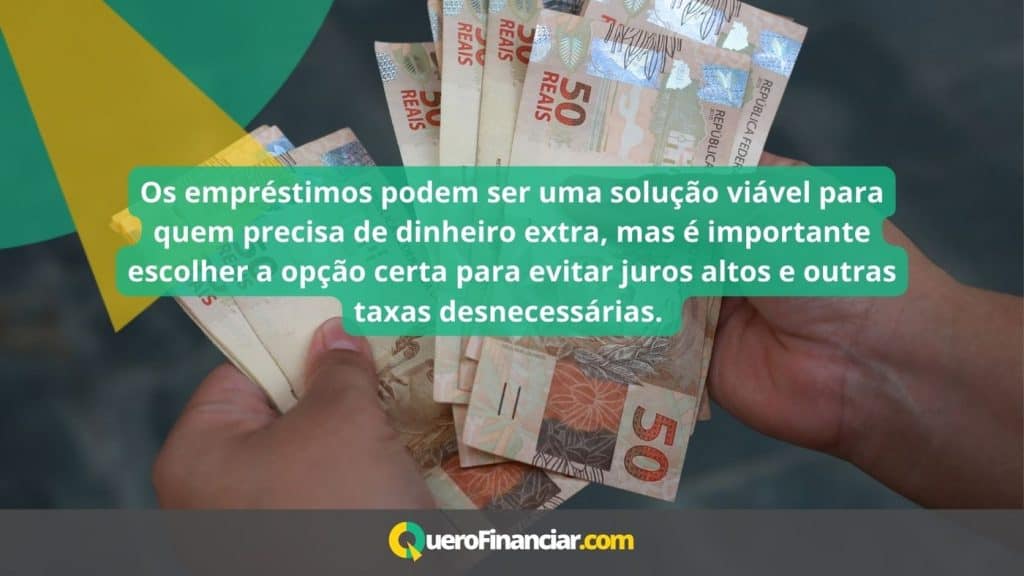 Os empréstimos podem ser uma solução viável para quem precisa de dinheiro extra, mas é importante escolher a opção certa para evitar juros altos e outras taxas desnecessárias.