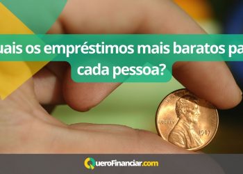 Quais os empréstimos mais baratos para cada pessoa