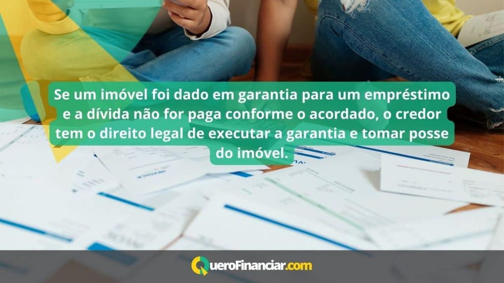 dívidas no empréstimo com garantia